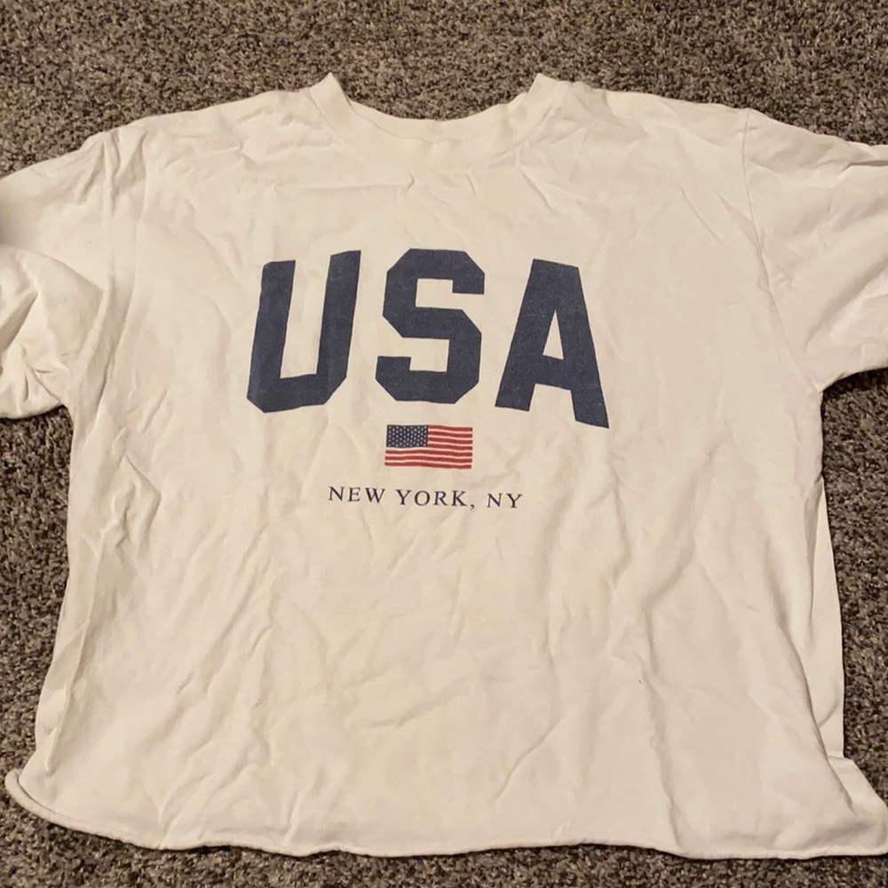 usa brandy melville graphic tee